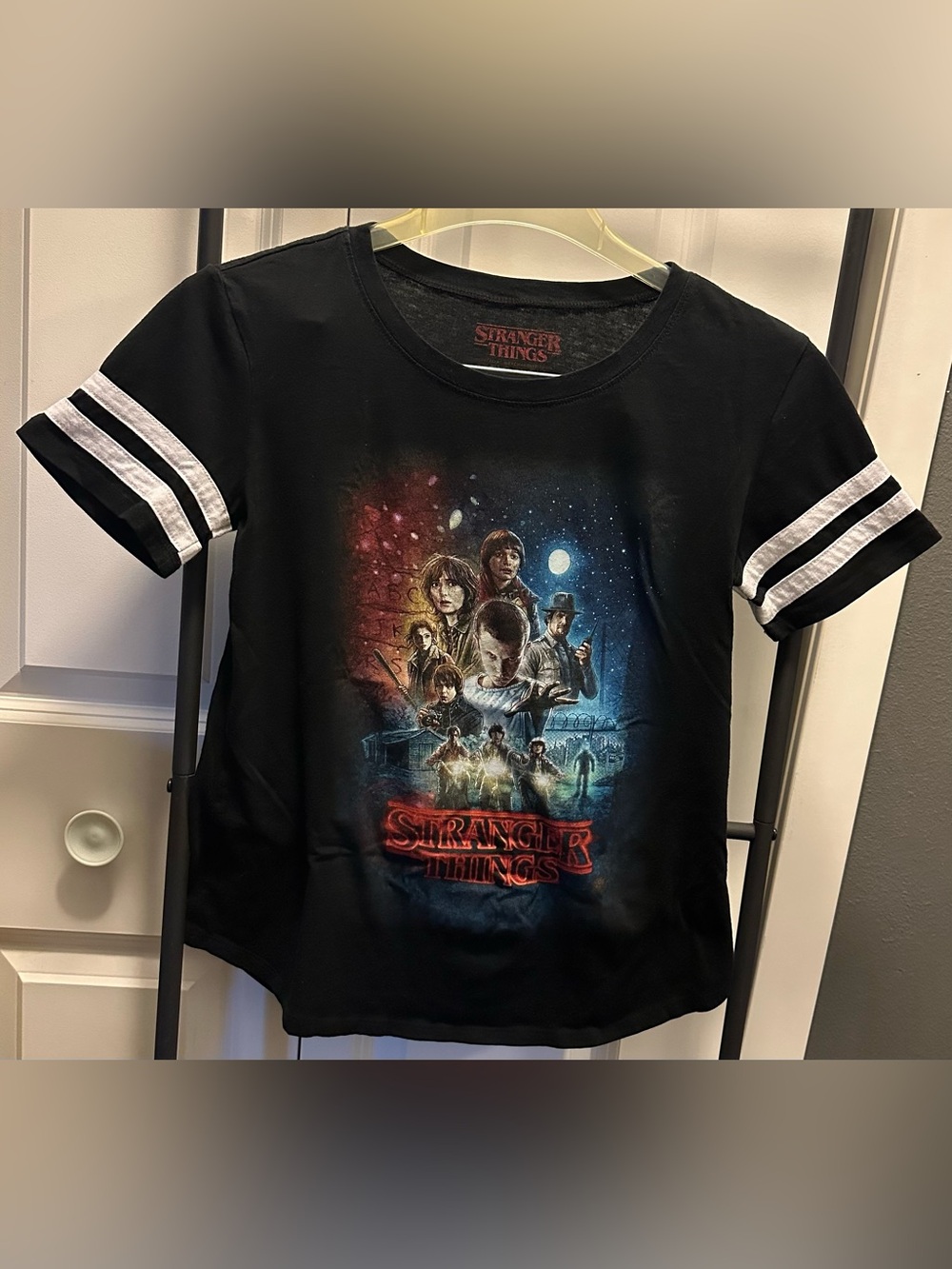 Kids Black Graphic Tee